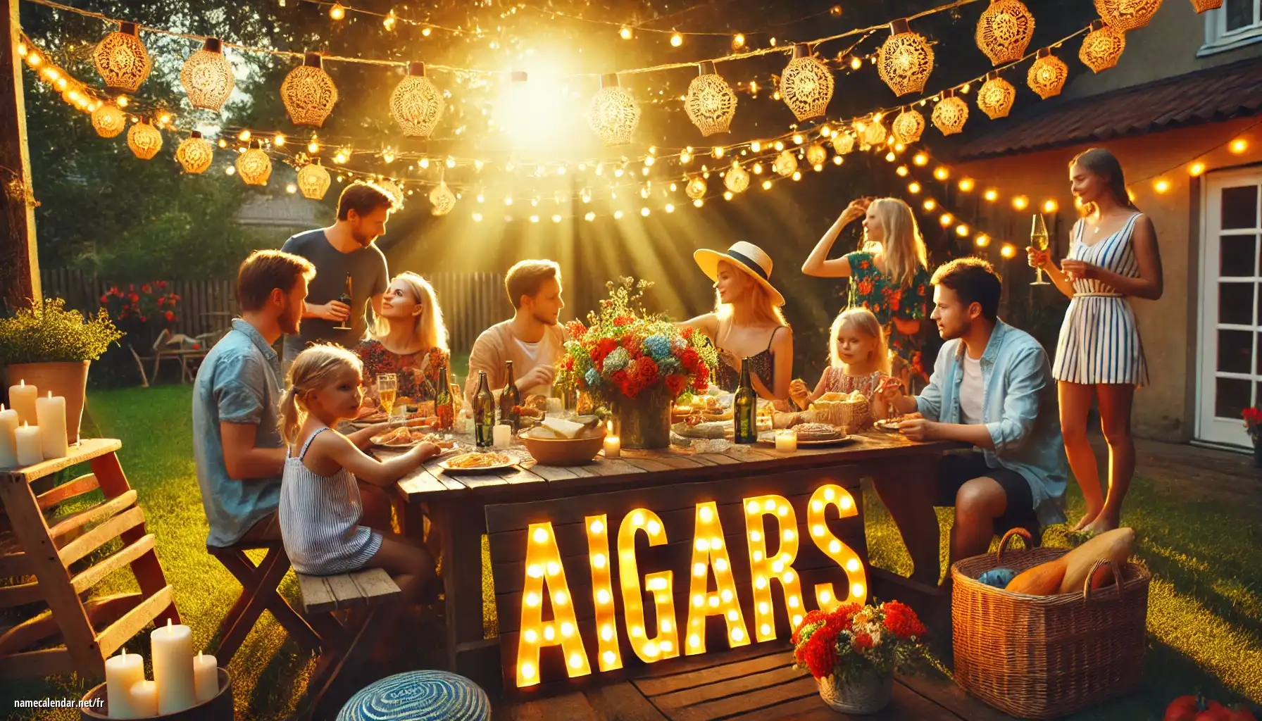 Célébration du jour du nom et du nom - Aigars