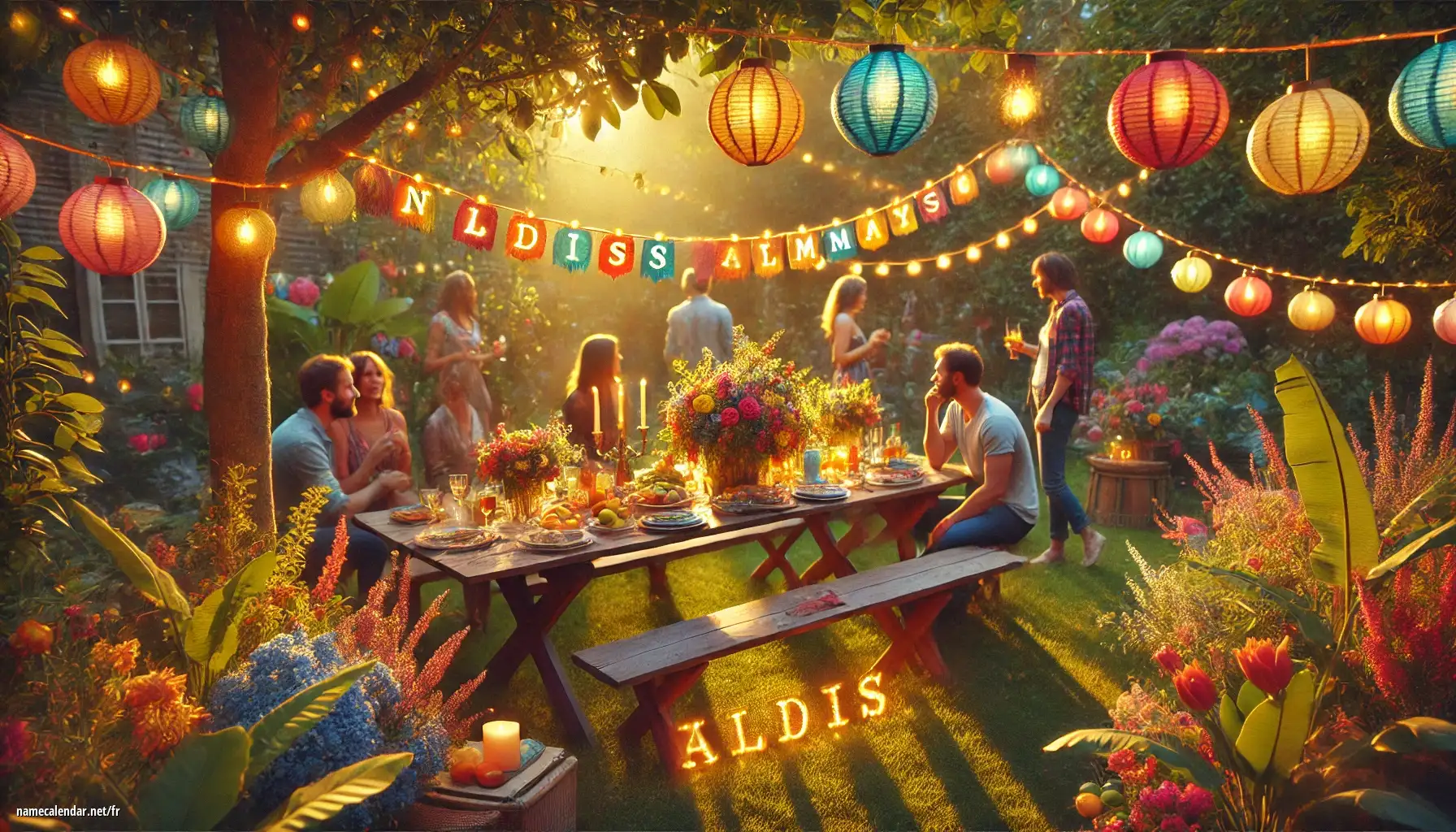 Célébration du jour du nom et du nom - Aldis