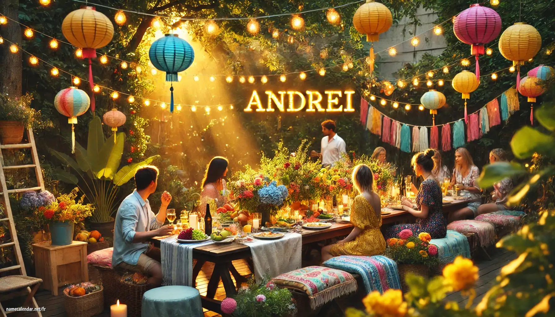 Célébration du jour du nom et du nom - Andrei