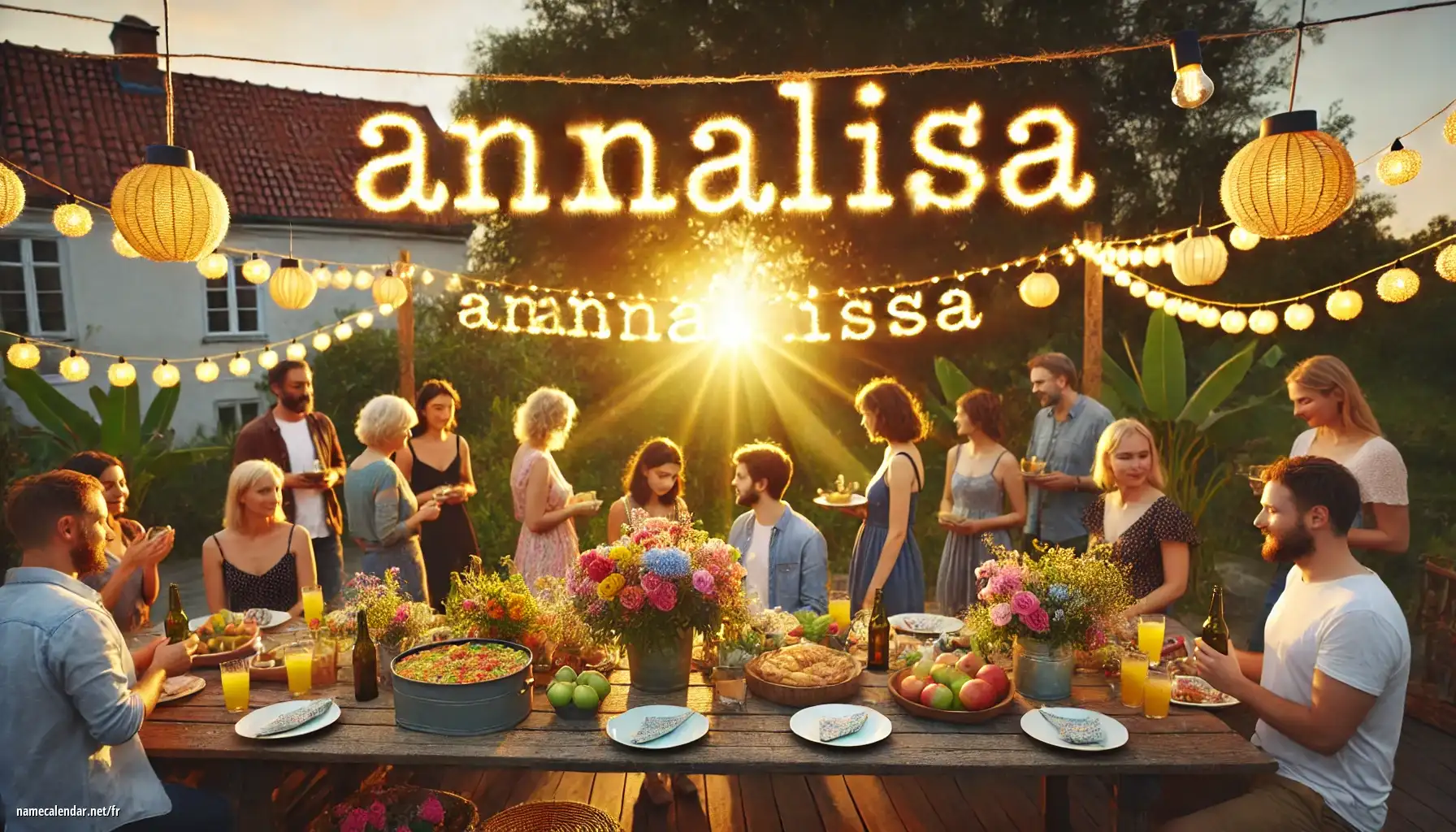 Célébration du jour du nom et du nom - Annalisa