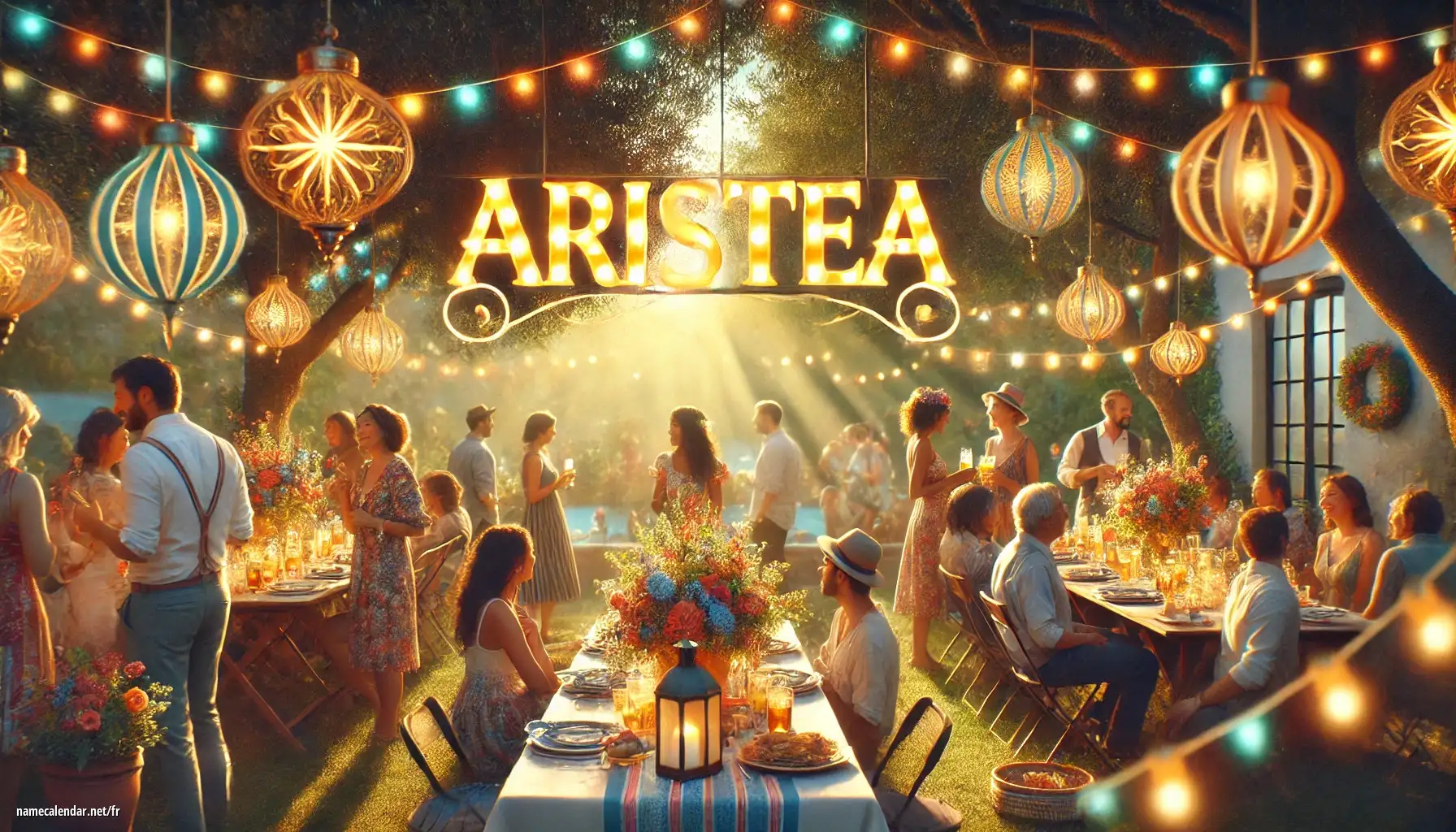 Célébration du jour du nom et du nom - Aristea