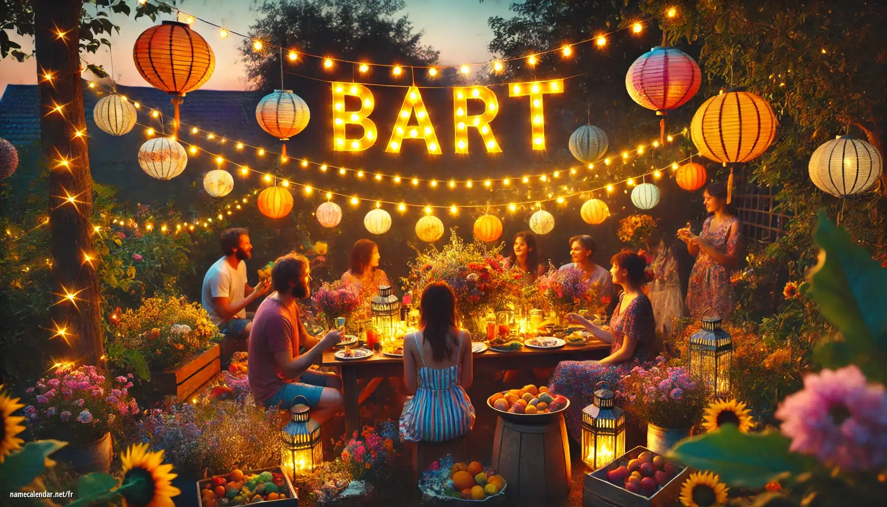 Célébration du jour du nom et du nom - Bart