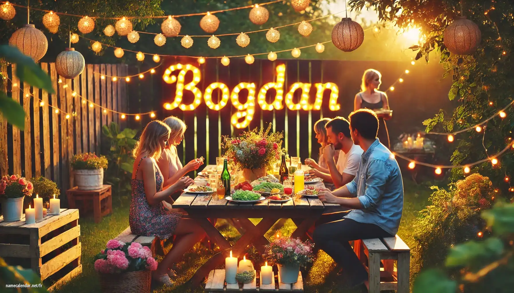 Célébration du jour du nom et du nom - Bogdan