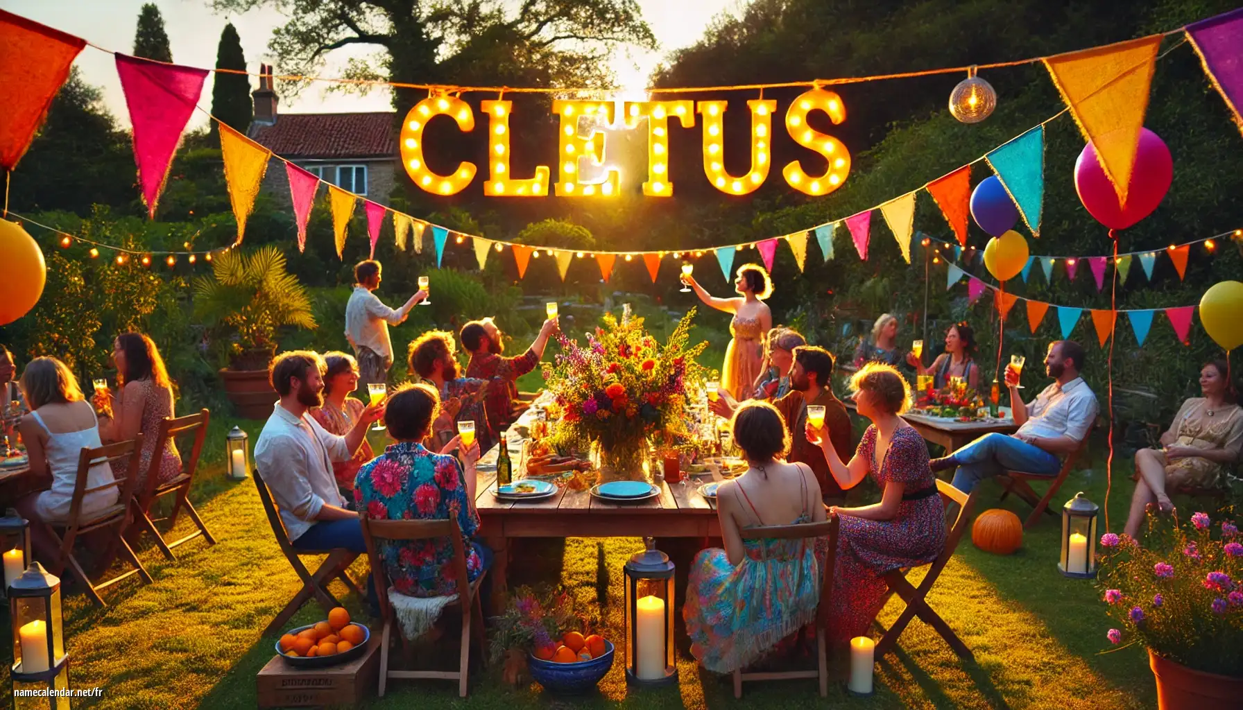 Célébration du jour du nom et du nom - Cletus