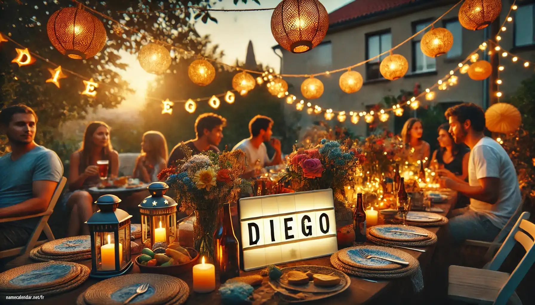 Célébration du jour du nom et du nom - Diego