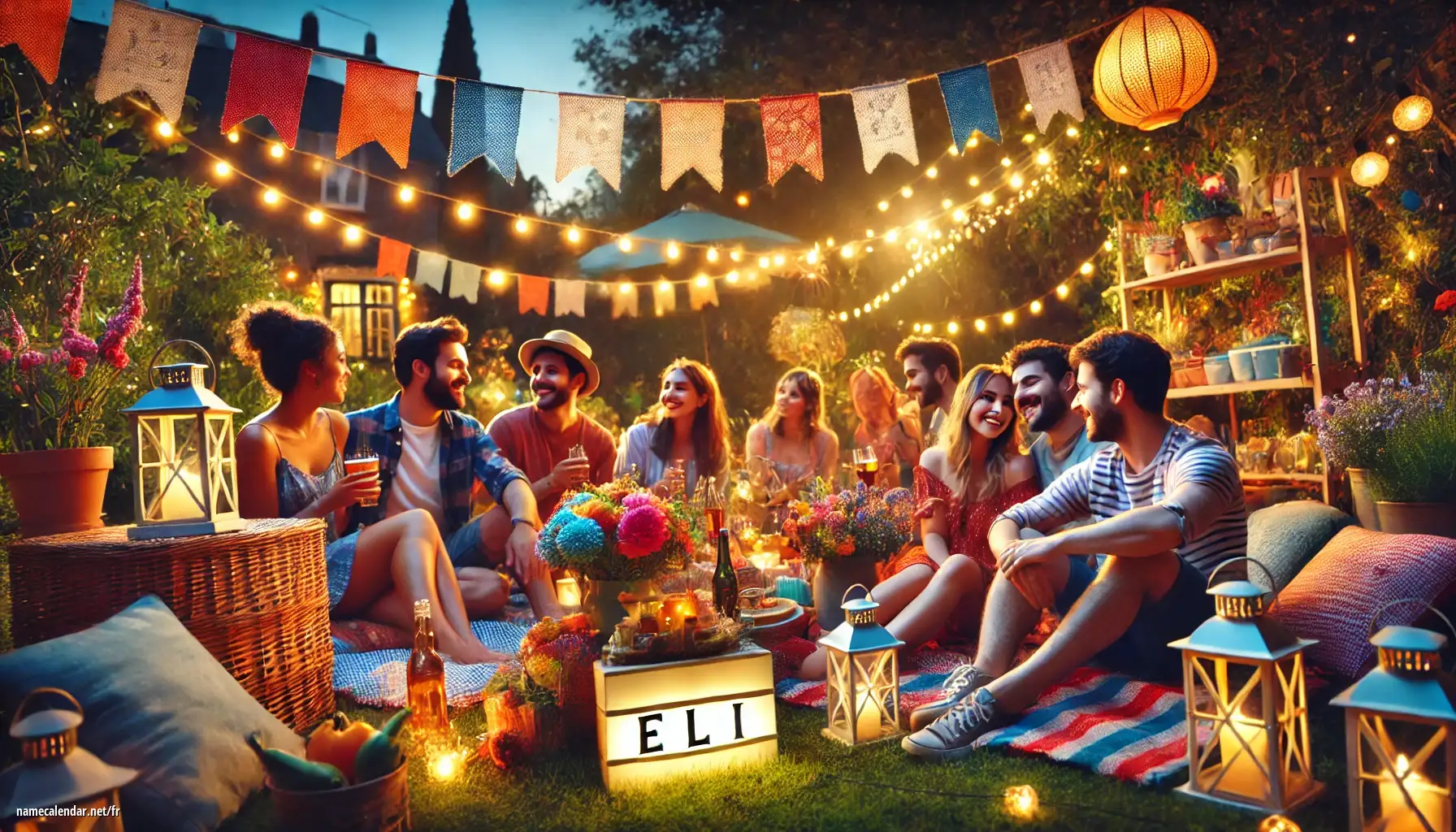 Célébration du jour du nom et du nom - Eli