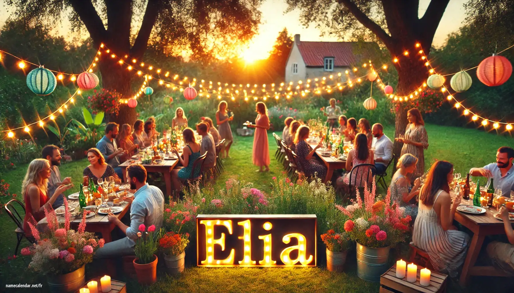 Célébration du jour du nom et du nom - Elia