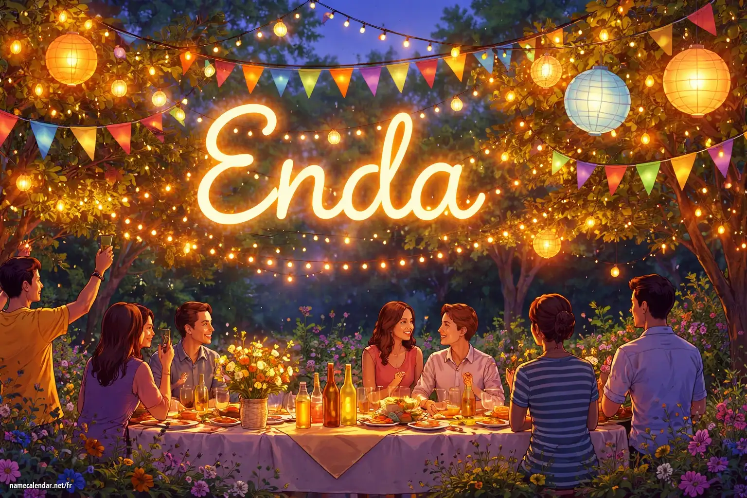 Célébration du jour du nom et du nom - Enda