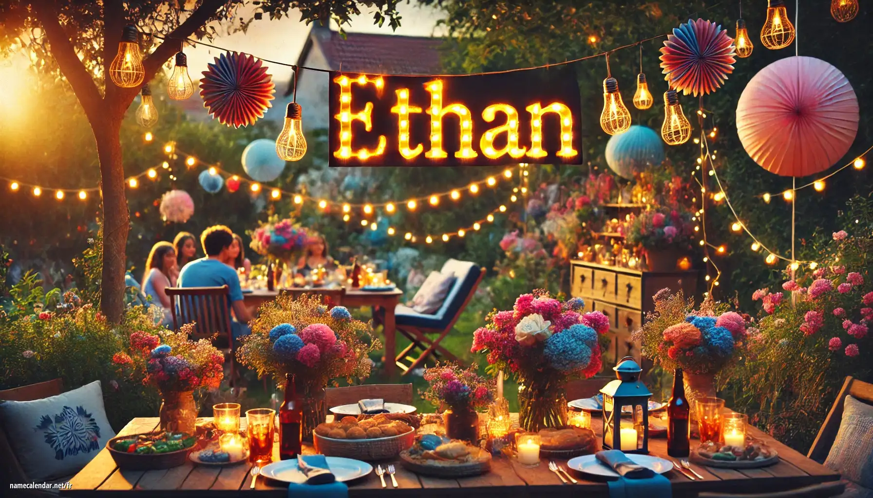 Célébration du jour du nom et du nom - Ethan