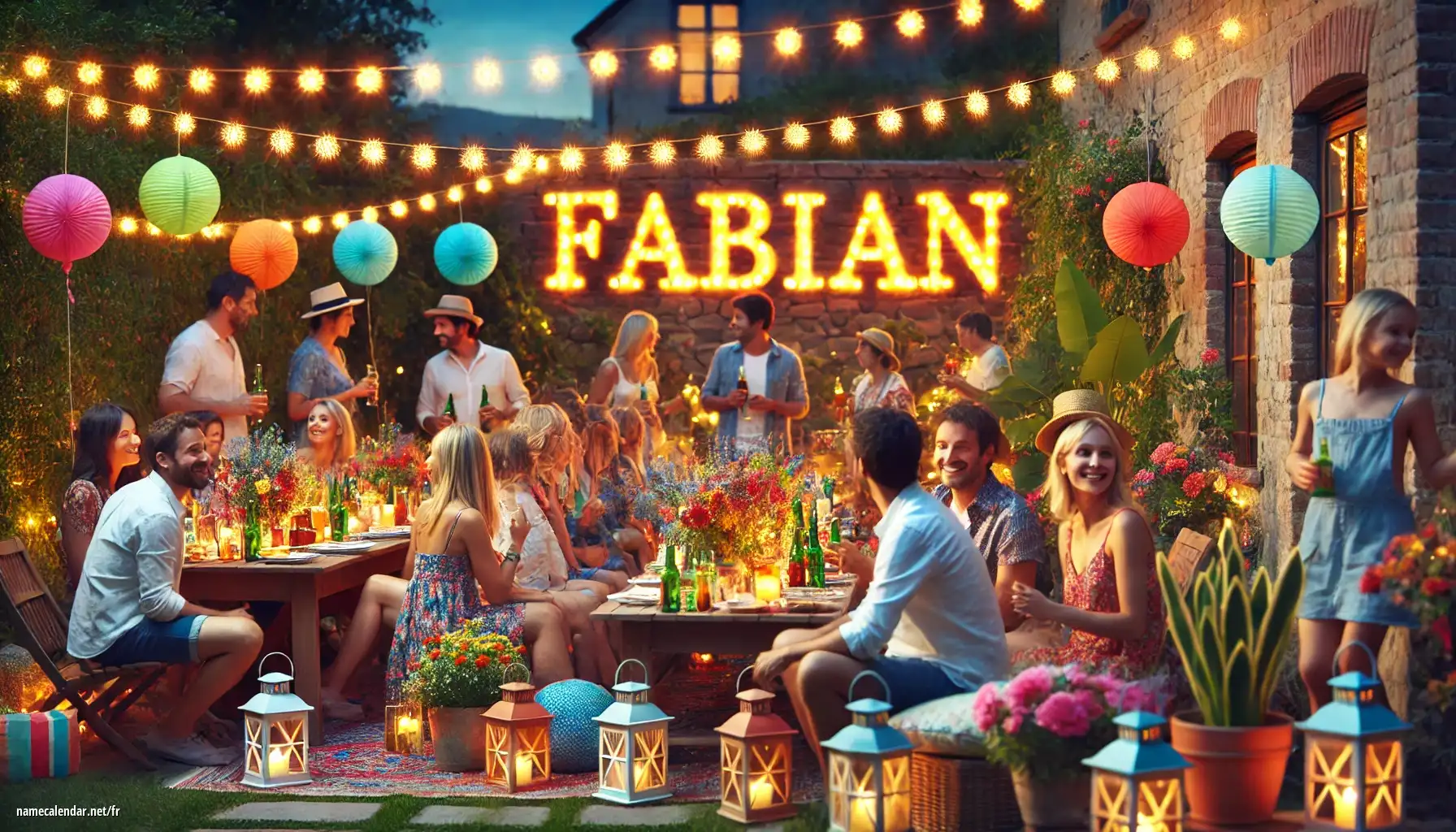 Célébration du jour du nom et du nom - Fabián