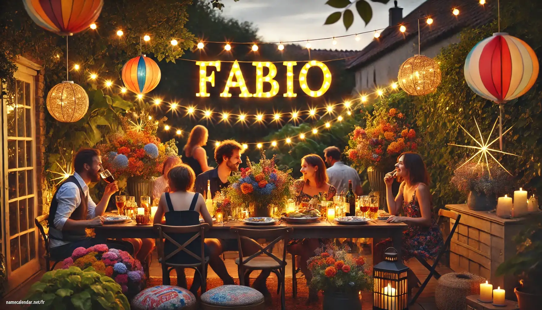 Célébration du jour du nom et du nom - Fabio