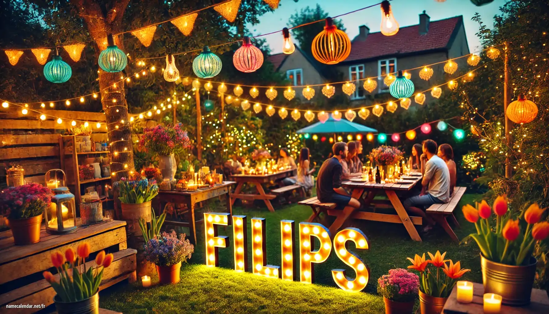 Célébration du jour du nom et du nom - Filips