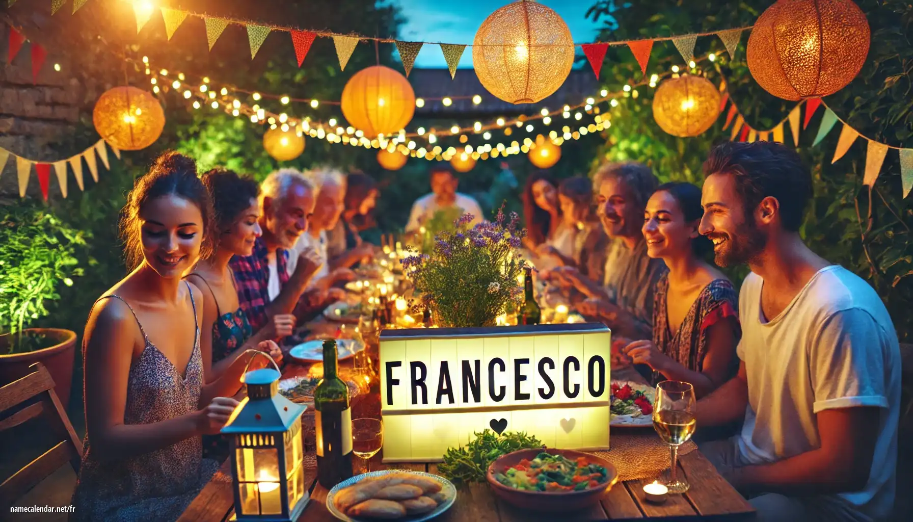 Célébration du jour du nom et du nom - Francesco