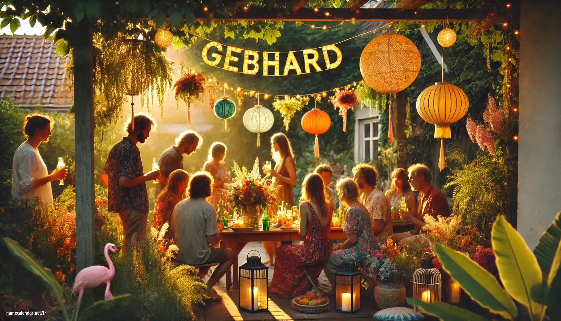 Célébration du jour du nom et du nom - Gebhard