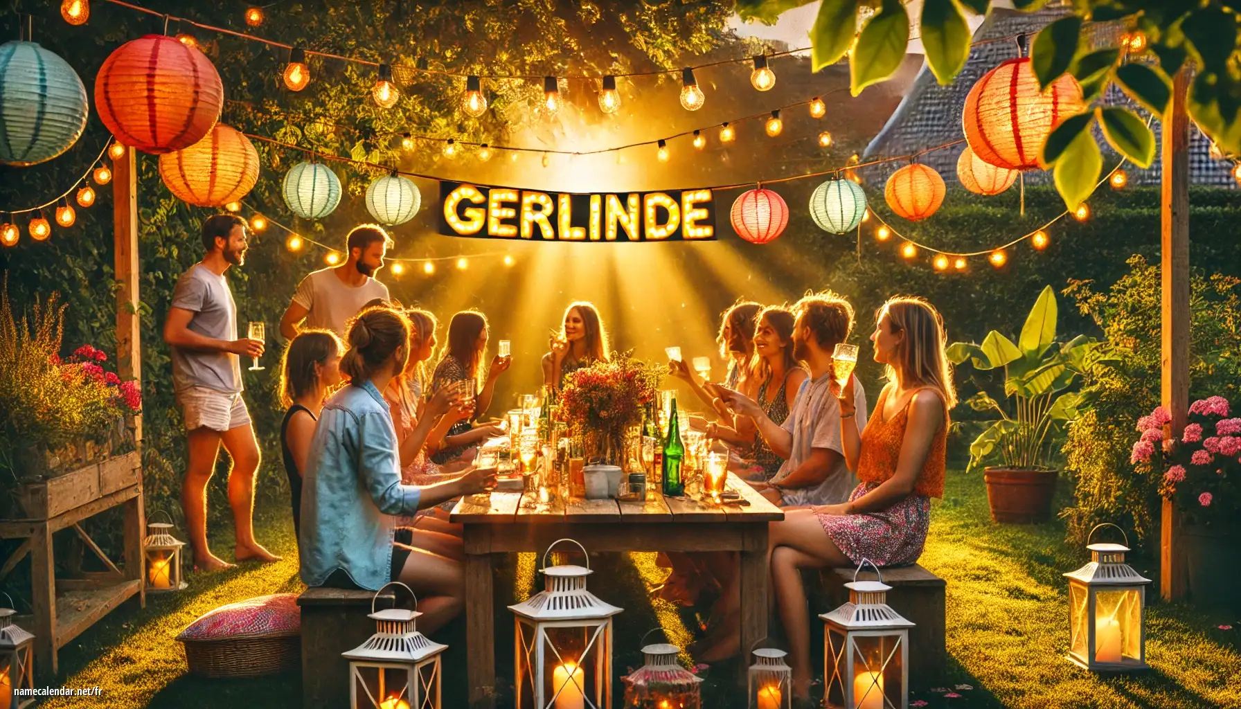 Célébration du jour du nom et du nom - Gerlinde