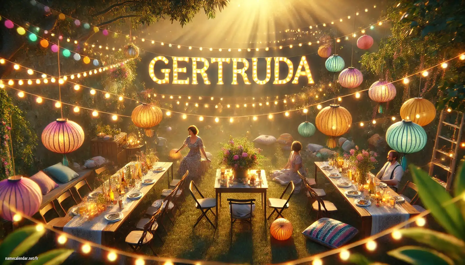 Célébration du jour du nom et du nom - Gertrúda