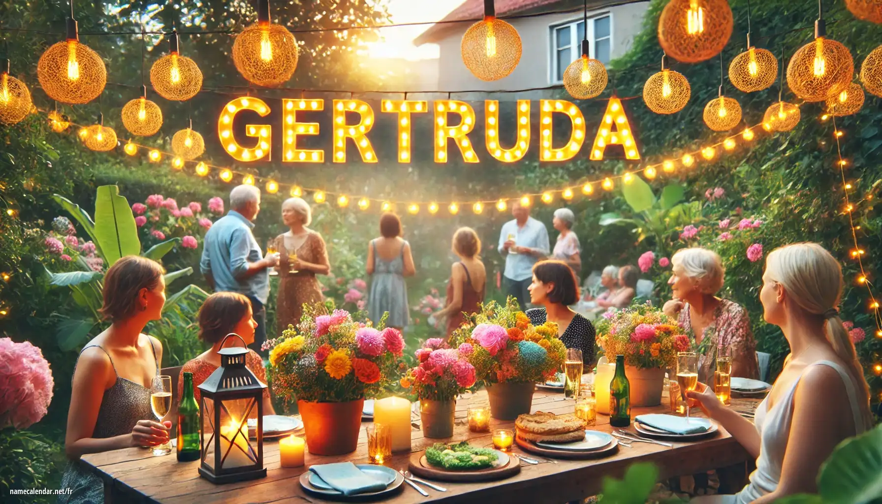 Célébration du jour du nom et du nom - Gertruda