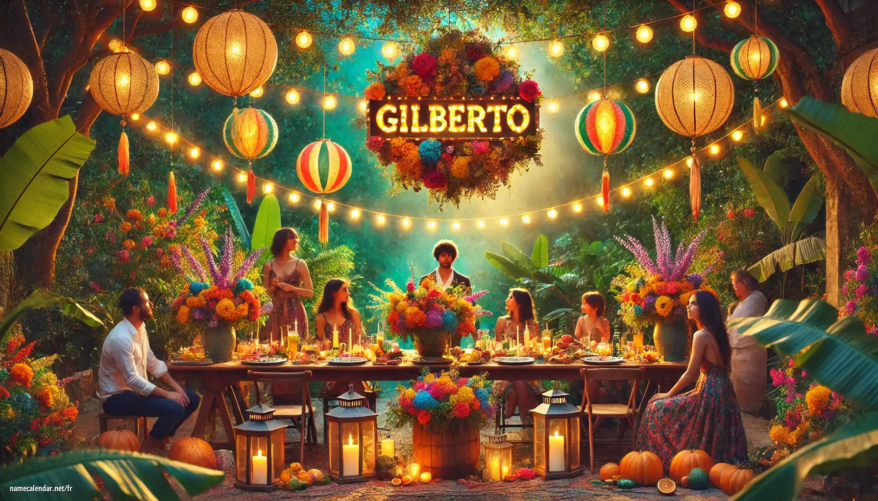 Célébration du jour du nom et du nom - Gilberto