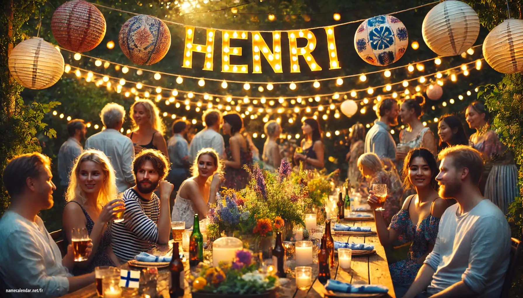 Célébration du jour du nom et du nom - Henri