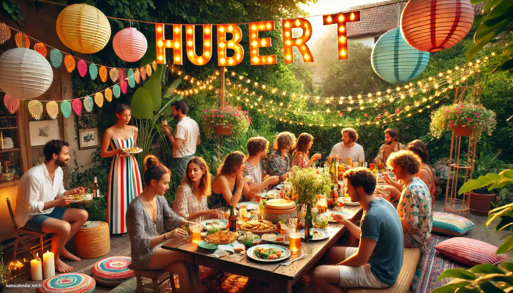 Célébration du jour du nom et du nom - Hubert