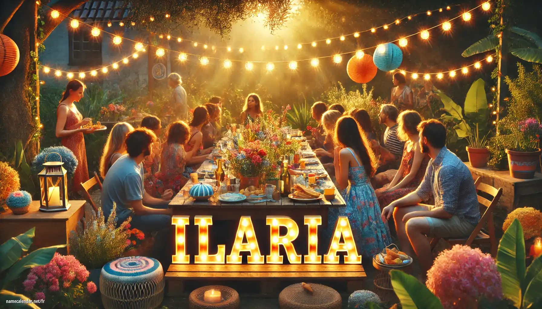 Célébration du jour du nom et du nom - Ilaria