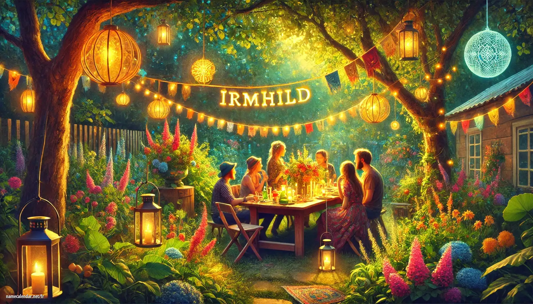 Célébration du jour du nom et du nom - Irmhild