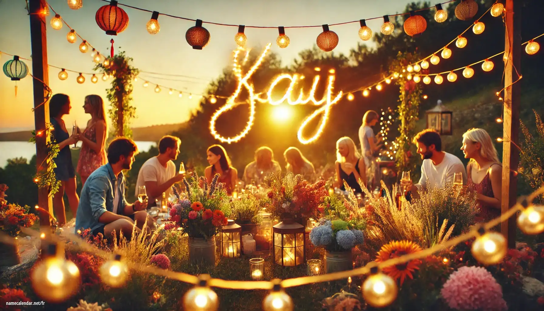 Célébration du jour du nom et du nom - Kaj