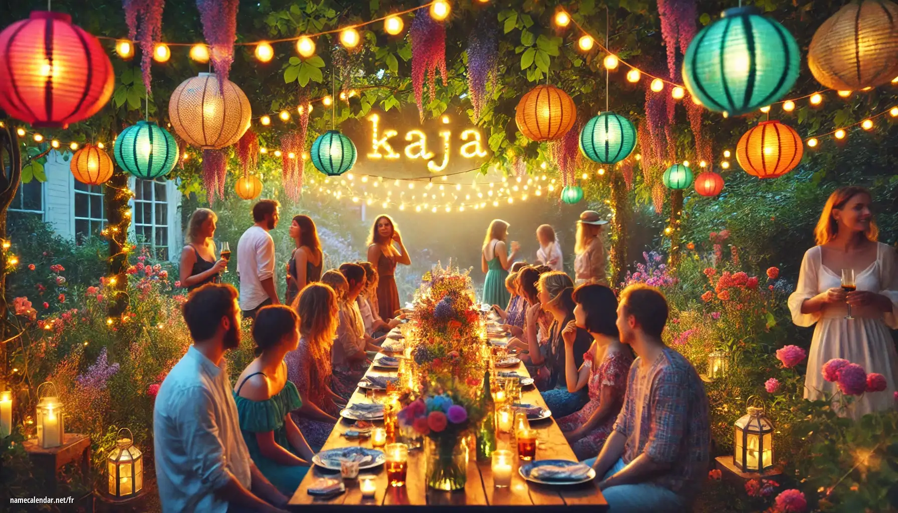 Célébration du jour du nom et du nom - Kaja