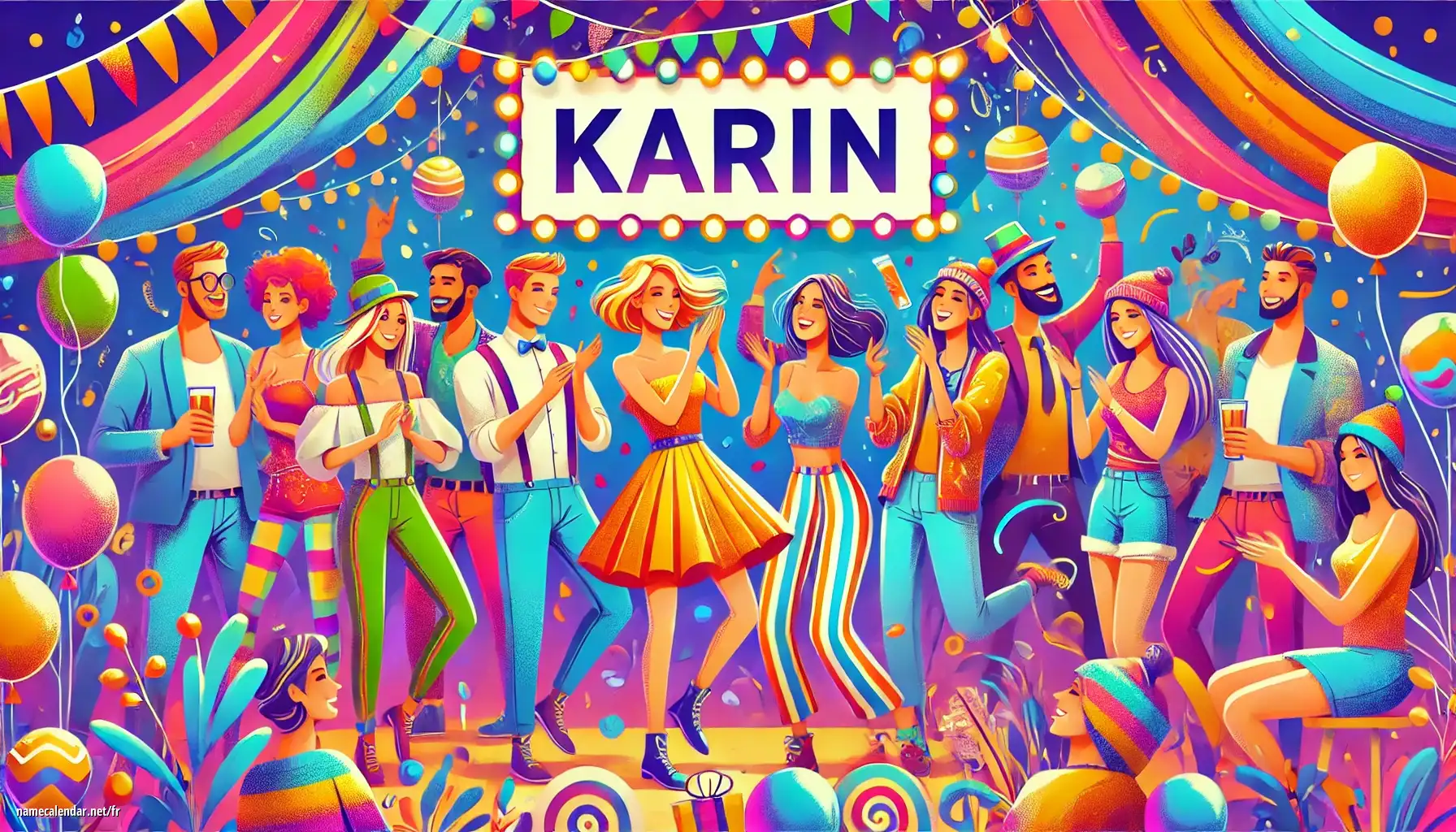 Célébration du jour du nom et du nom - Karin