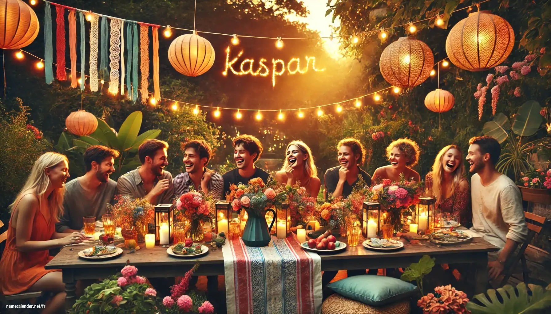 Célébration du jour du nom et du nom - Kaspar