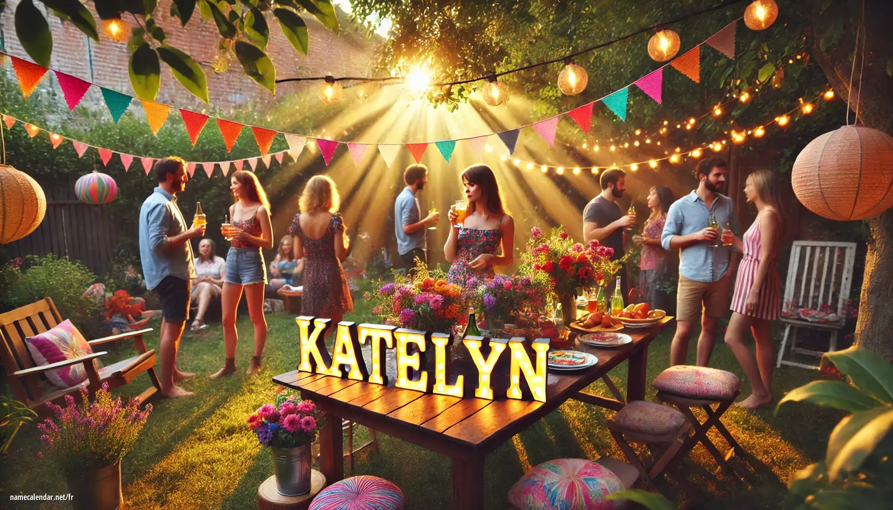 Célébration du jour du nom et du nom - Katelyn