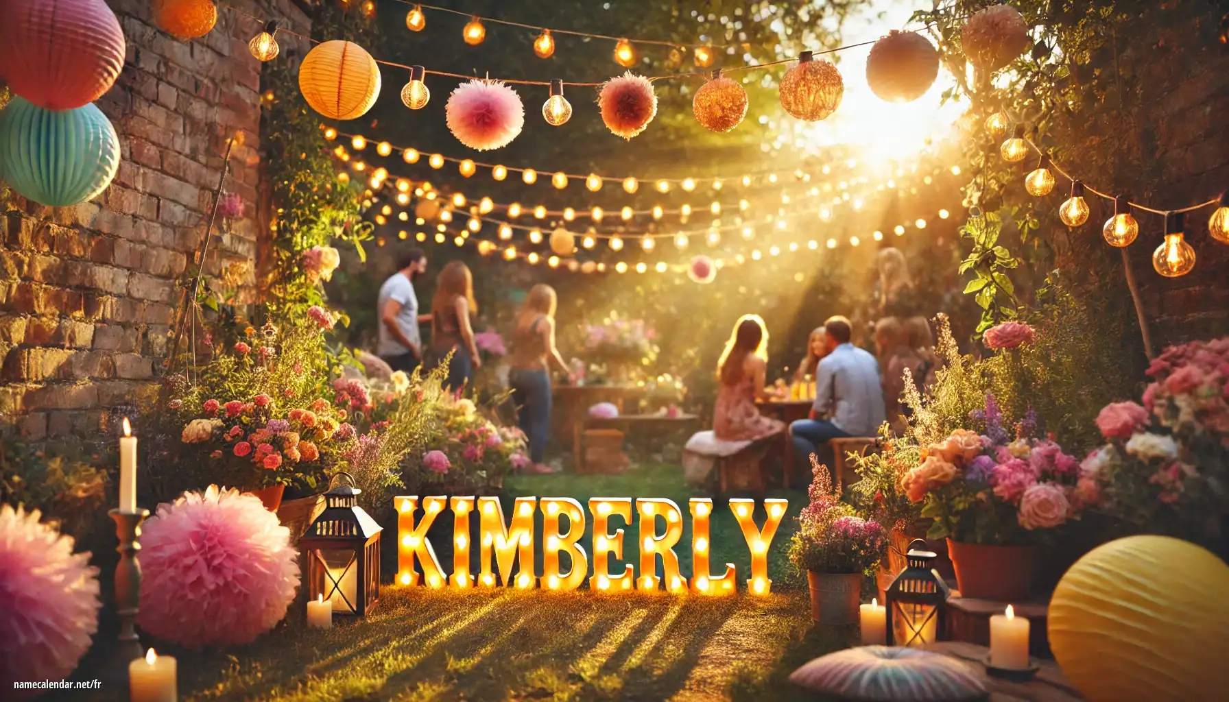 Célébration du jour du nom et du nom - Kimberly