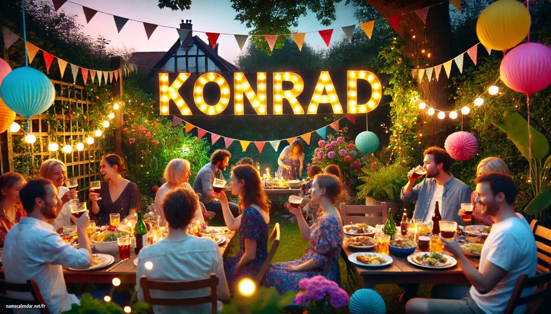 Célébration du jour du nom et du nom - Konrád