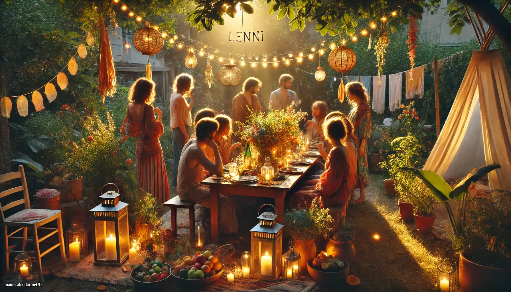 Célébration du jour du nom et du nom - Lenni