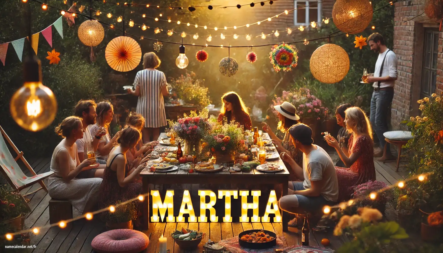 Célébration du jour du nom et du nom - Märtha