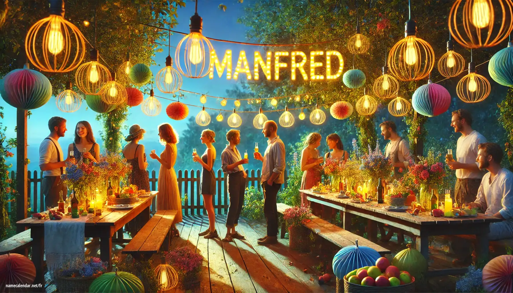 Célébration du jour du nom et du nom - Manfred