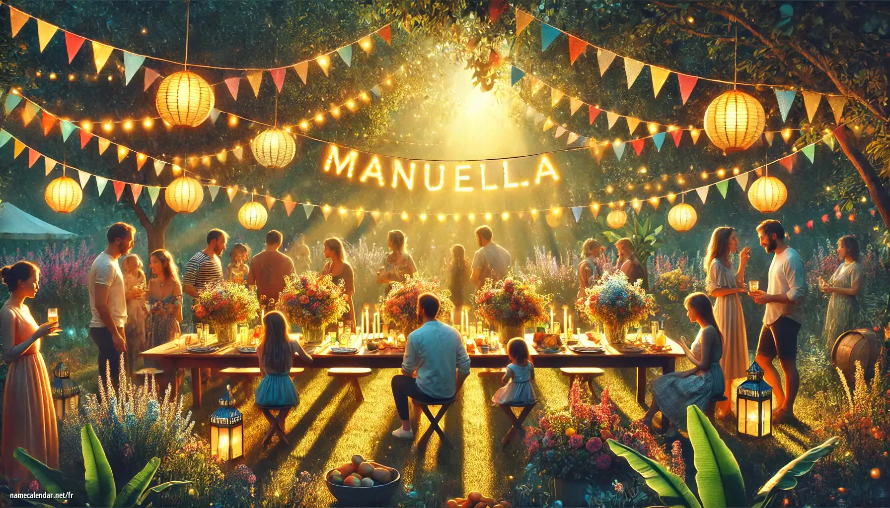 Célébration du jour du nom et du nom - Manuella
