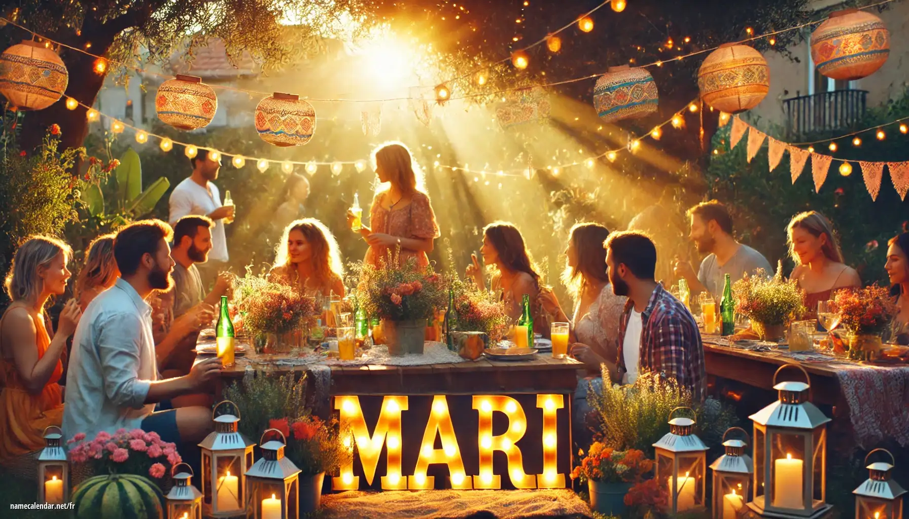 Célébration du jour du nom et du nom - Mari