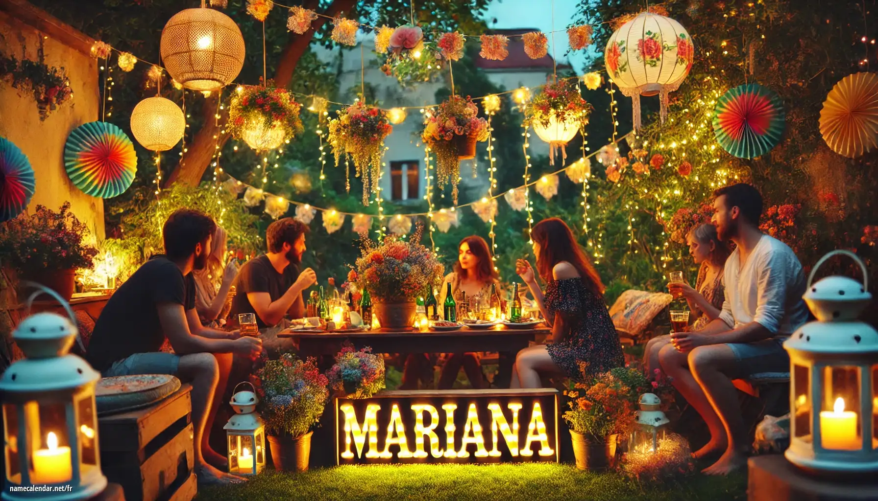 Célébration du jour du nom et du nom - Mariana