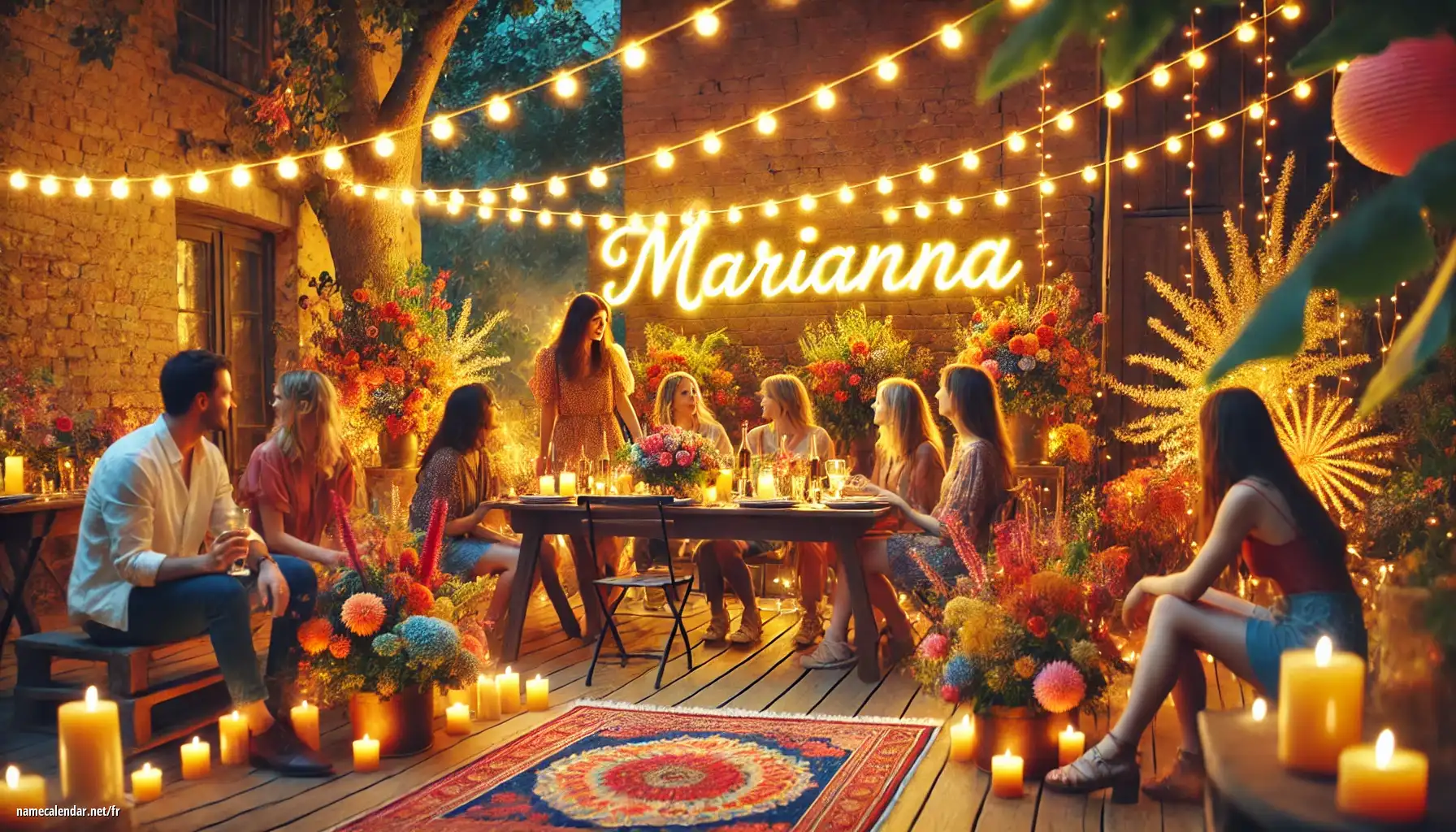 Célébration du jour du nom et du nom - Marianna