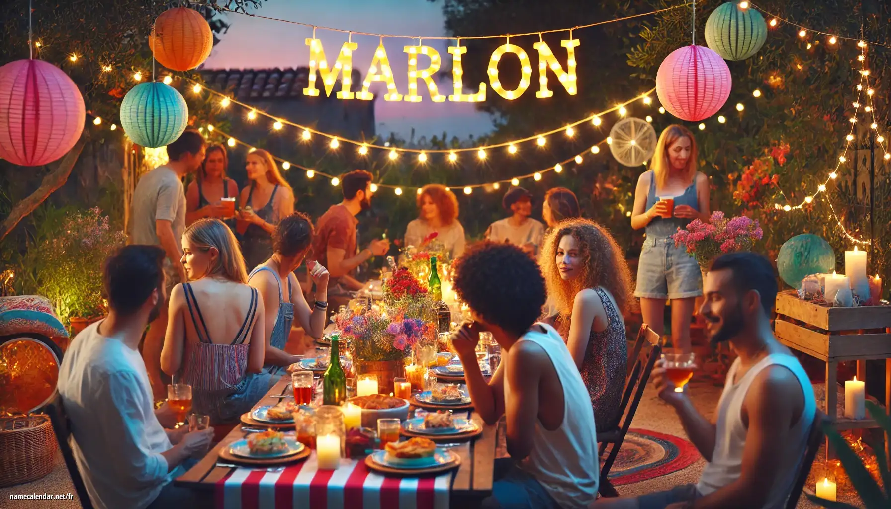 Célébration du jour du nom et du nom - Marlon