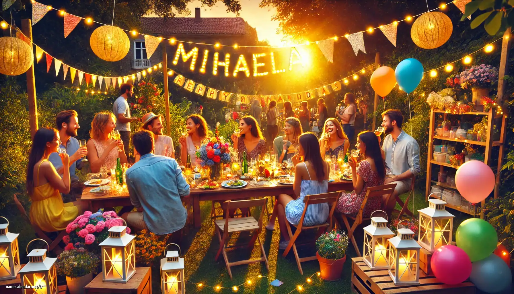 Célébration du jour du nom et du nom - Mihaela