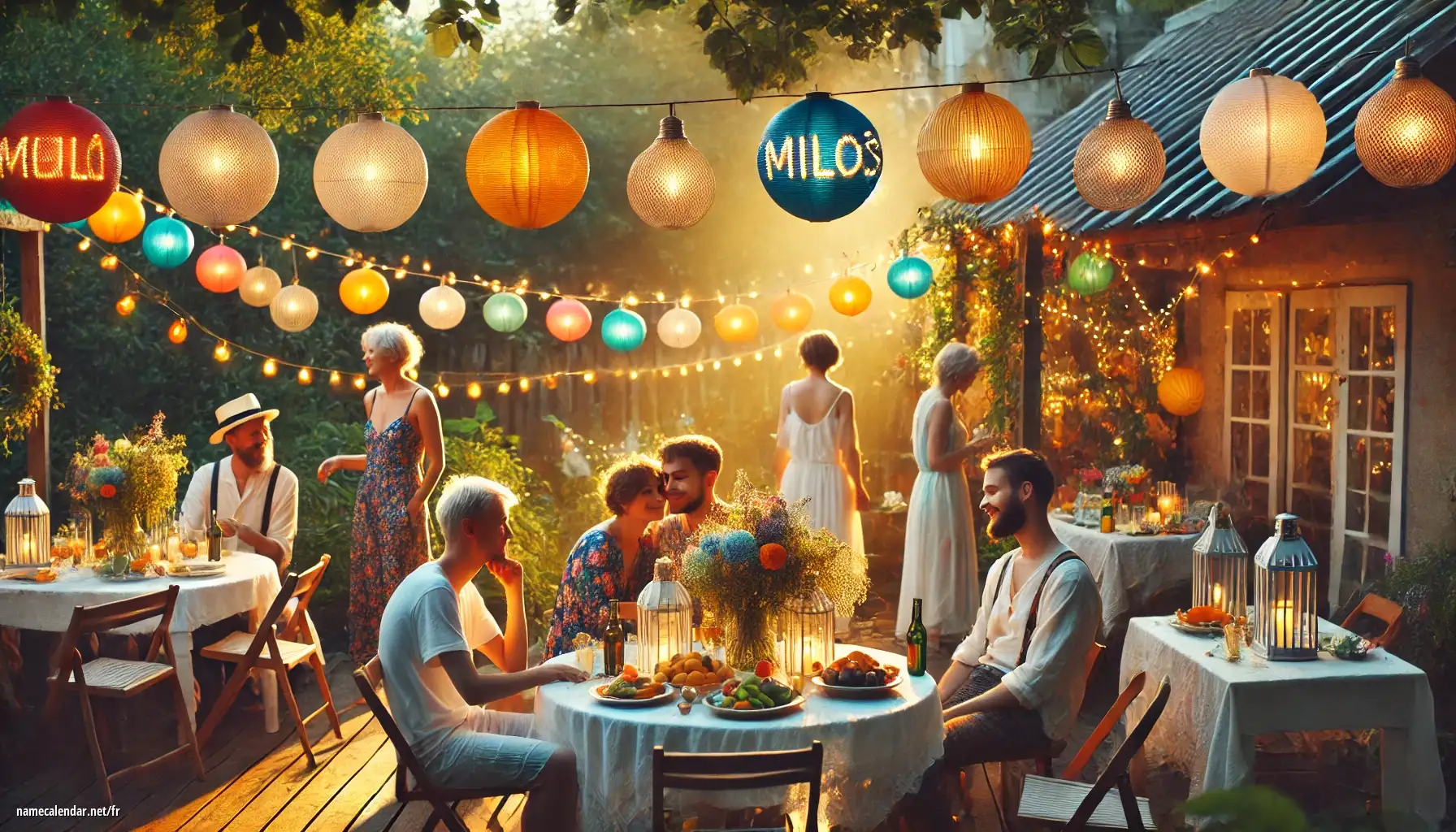 Célébration du jour du nom et du nom - Milos