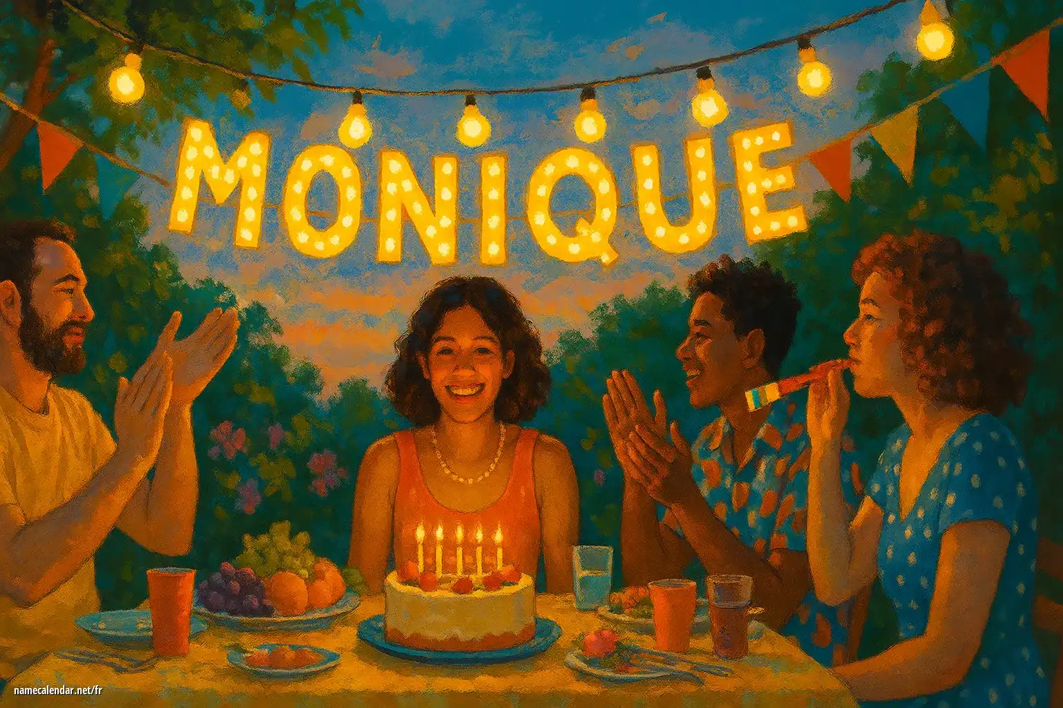 Célébration du jour du nom et du nom - Monique