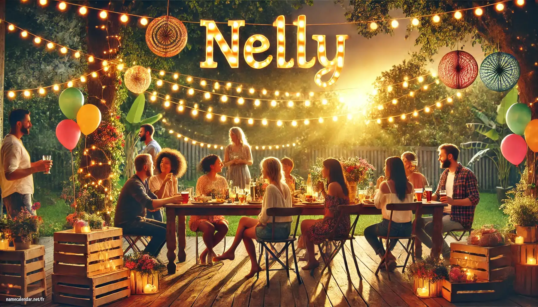 Célébration du jour du nom et du nom - Nelly