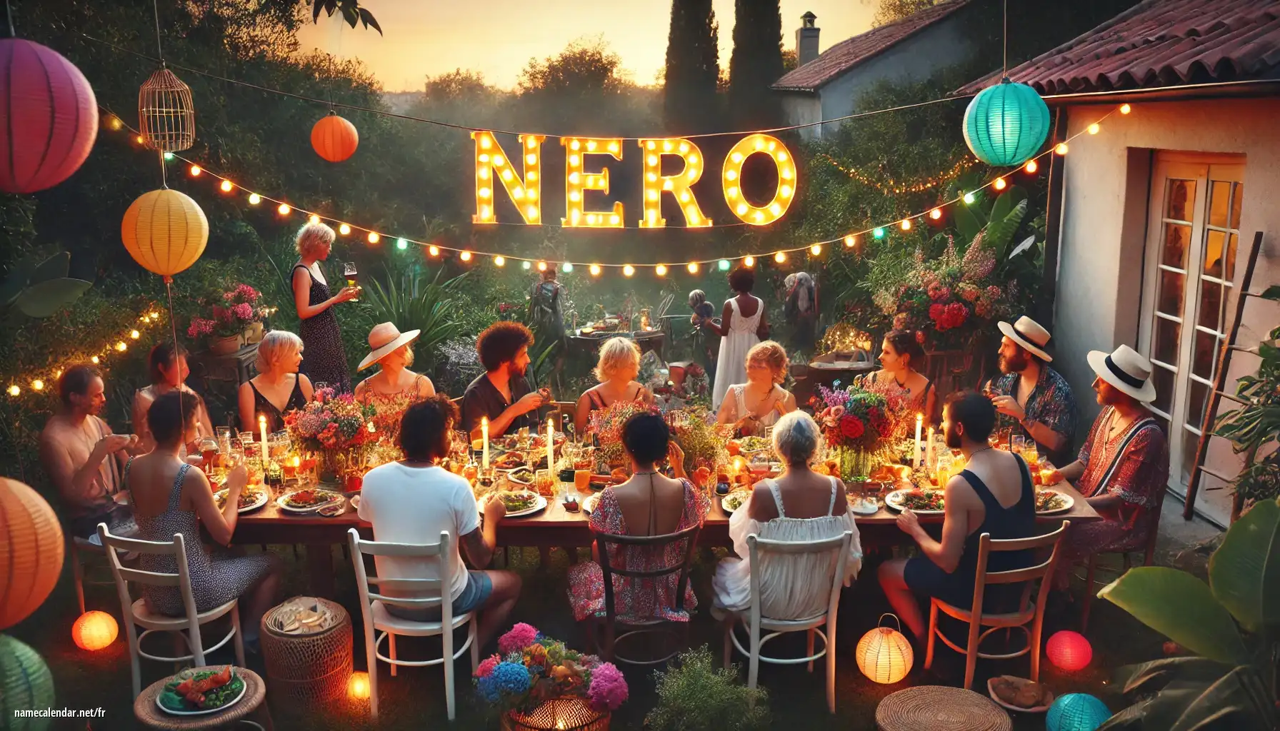 Célébration du jour du nom et du nom - Nero