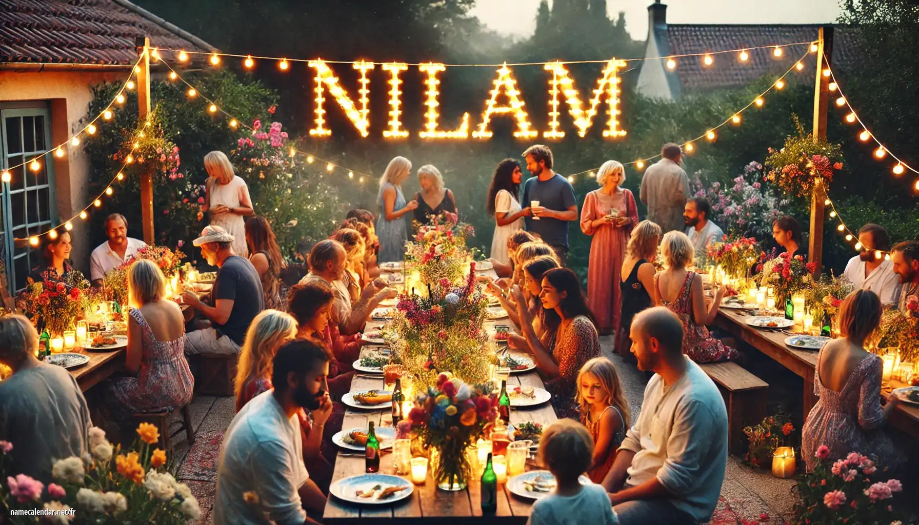 Célébration du jour du nom et du nom - Nilam