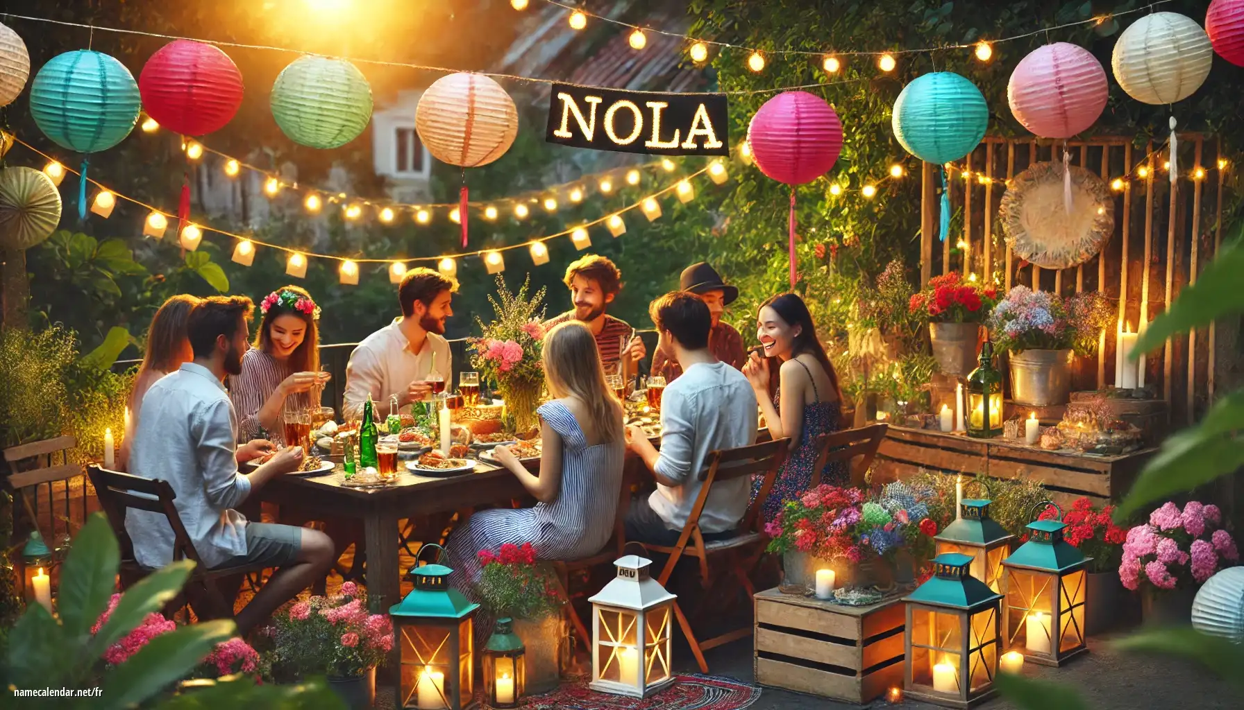 Célébration du jour du nom et du nom - Nola