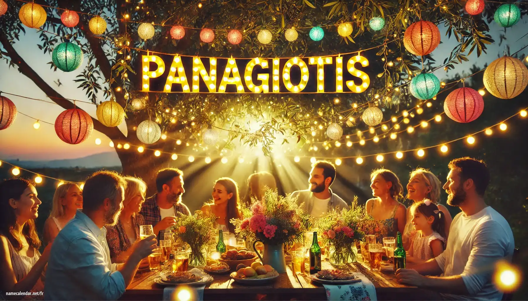 Célébration du jour du nom et du nom - Panagiotis