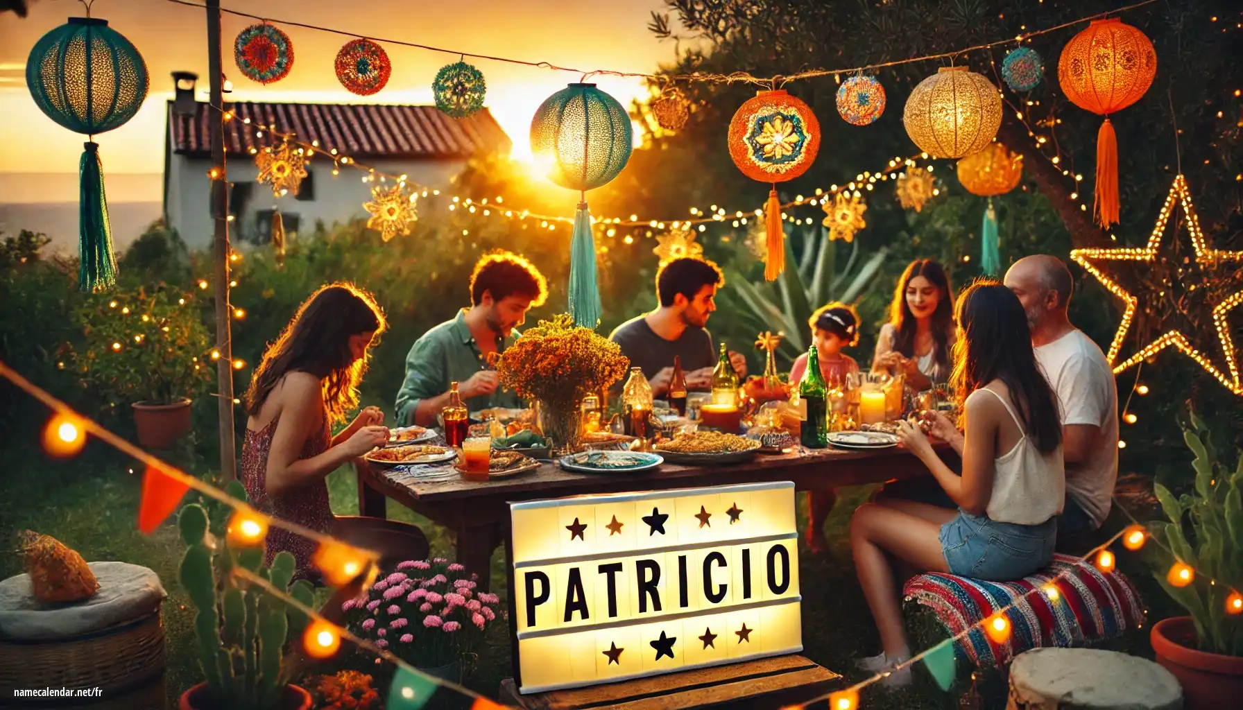 Célébration du jour du nom et du nom - Patrício